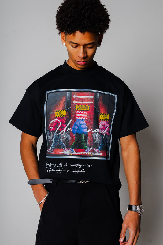 "UNBOUNDED" TSHIRT BLACK